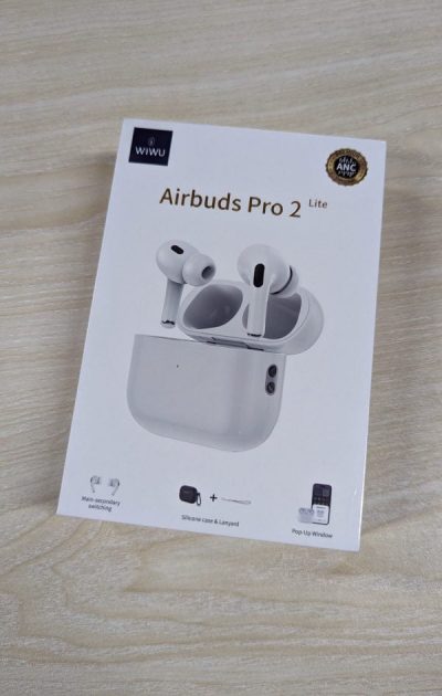 WiWu Airbuds Pro 2 Lite ANC Earbuds (6 Months Warranty) – White - Image 3